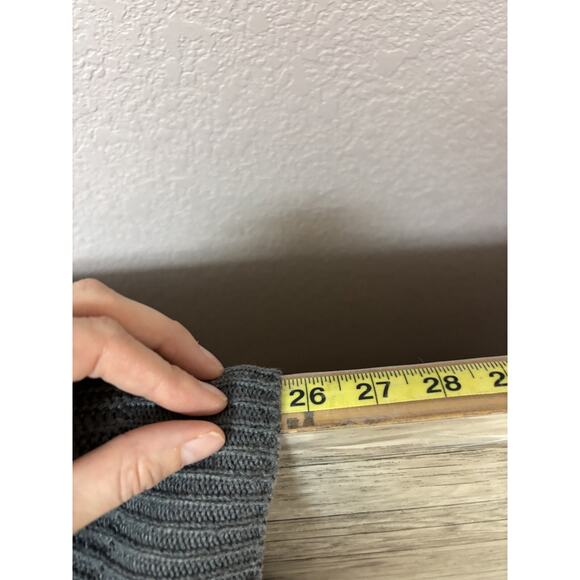 C+D+M Womens Sweater Size Medium Long Sleeve Pullover Gray New Casual Knit - Picture 12 of 15